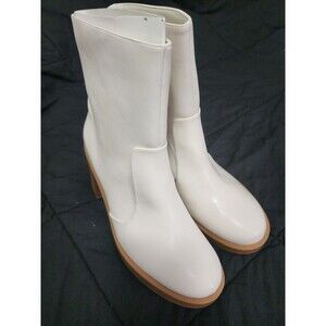 NEW OFF WHITE JENNA PLATFORM BOOTS SZ 10